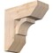 Ekena Millwork Westlake Slat Smooth Bracket w/ Offset Brace, Douglas Fir, 7 1/2"W x 18"D x 18"H BKT0806X18X18WTL06SDF - alternate 1